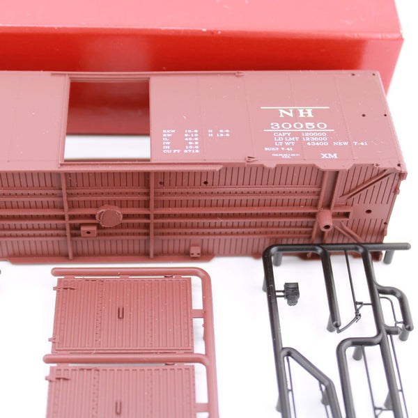 HO scale - NH 30050 - Red Caboose - 40' NY, NH & Hartford AAR Box Car Kit