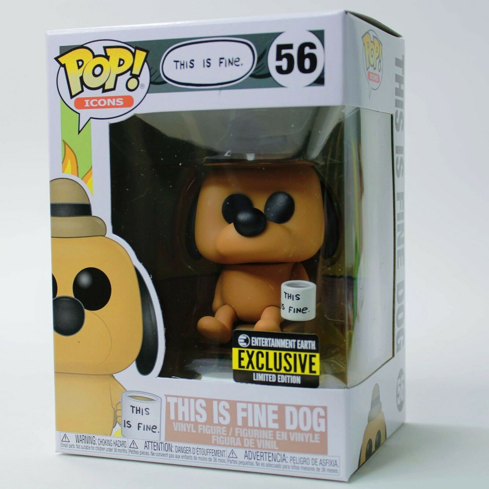 POP! Icons: 56 This is Fine., This is Fine Dog Exclusive