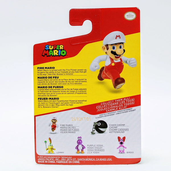 World of Nintendo Super Mario - Fire Mario 2.5" Mini-Figure Jakks Pacific