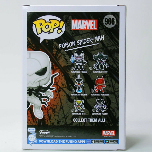 Funko Pop! Marvel Venom Poison Spider-Man Vinyl Figure CHASE Glow in the Dark