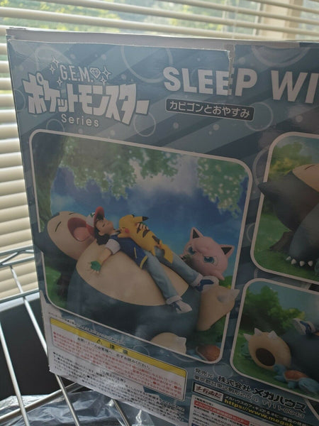 Pokemon Nap / Goodnight with Snorlax - Ash MegaHouse G.E.M. Series Figure Statue