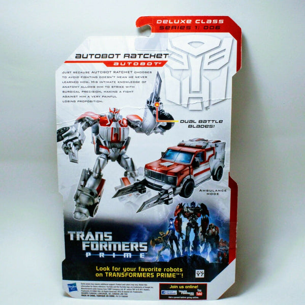 Transformers Prime Ratchet - Robots In Disguise Deluxe Class Hasbro Figure