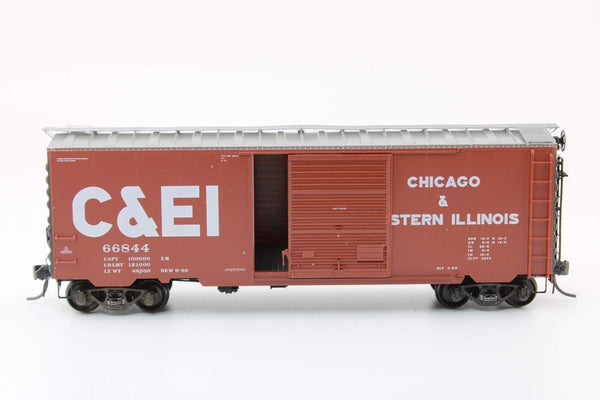 HO scale - C&EI 66844 - Kadee - 40' PS-1 Standard Boxcar - BLT 8-59