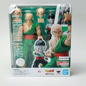 Set Figuras SH Figuarts Tenshinhan + Chaoz Dragon Ball Z 16cm Set Figuras SH Figuarts Tenshinhan + Chaoz Dragon Ball Z 16cm