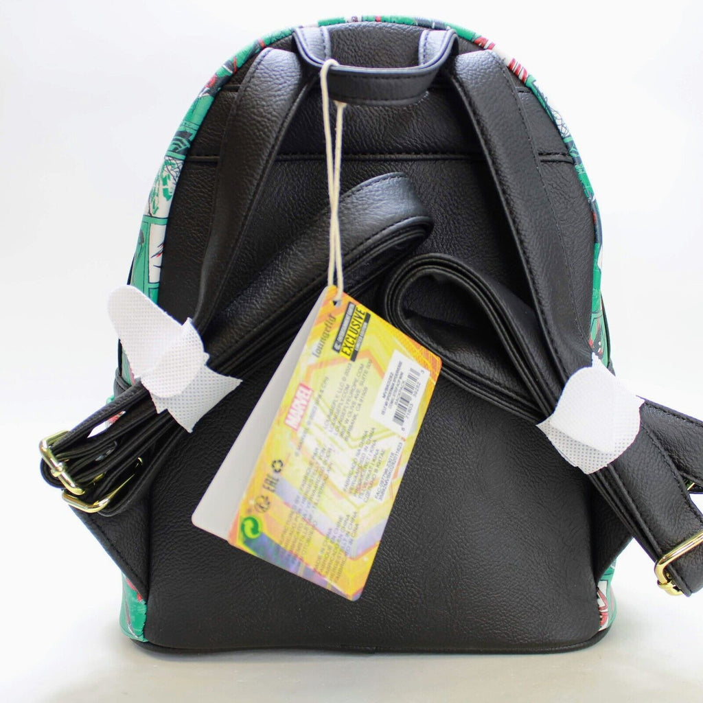 Loungefly Spider-Man Across the Spider-Verse Comic 11" Mini-Backpack E Blueberry Cat Loungefly Spider-Man Across the Spider-Verse Comic 11" Mini-Backpack E Blueberry Cat