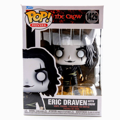 Funko Pop Movies The Crow - Eric Draven with Crow Vinyl Figure # 1429