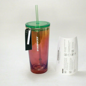 Starbucks - Pride Oil Slick Glass Limited Tumbler - 18oz - & Uned w/ Tags