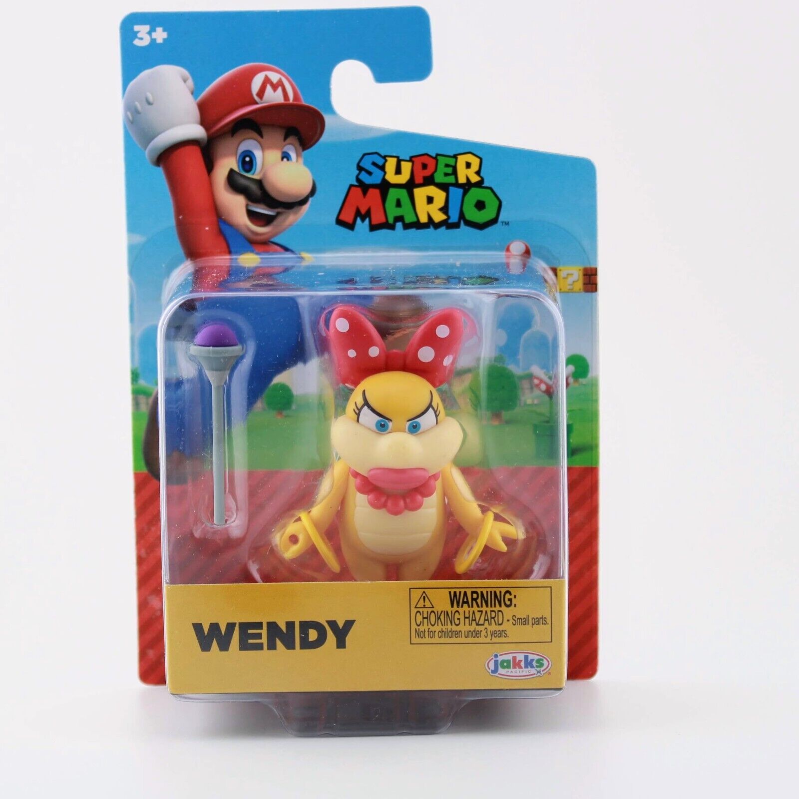 World of Nintendo Super Mario - Wendy 2.5" Mini-Figure Jakks Pacific