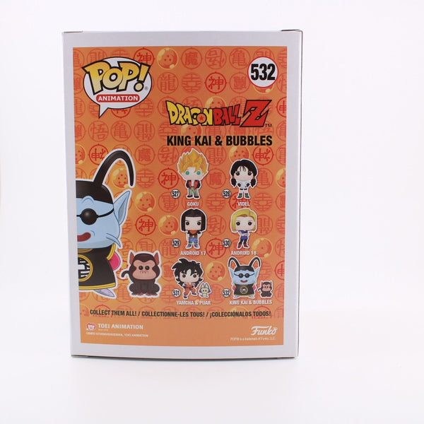 Funko Pop Dragon Ball Z - King Kai & Bubbles Anime Vinyl Figure # 532