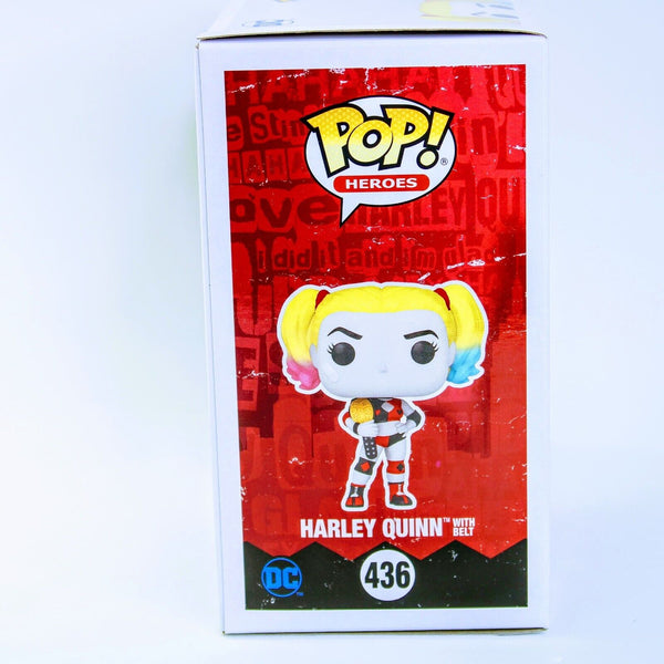 Funko Pop! Heroes: Harley Quinn w/Belt PX Exclusive DC Comics Vinyl Figure # 436