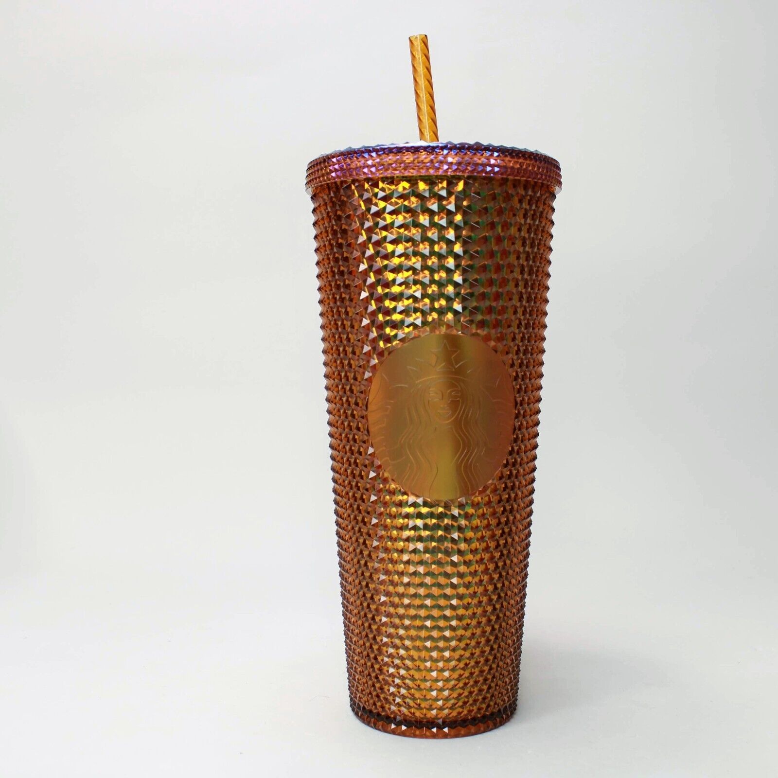 Starbucks 50th Anniversary Gold Studded Cold Cup Tumbler - 24oz