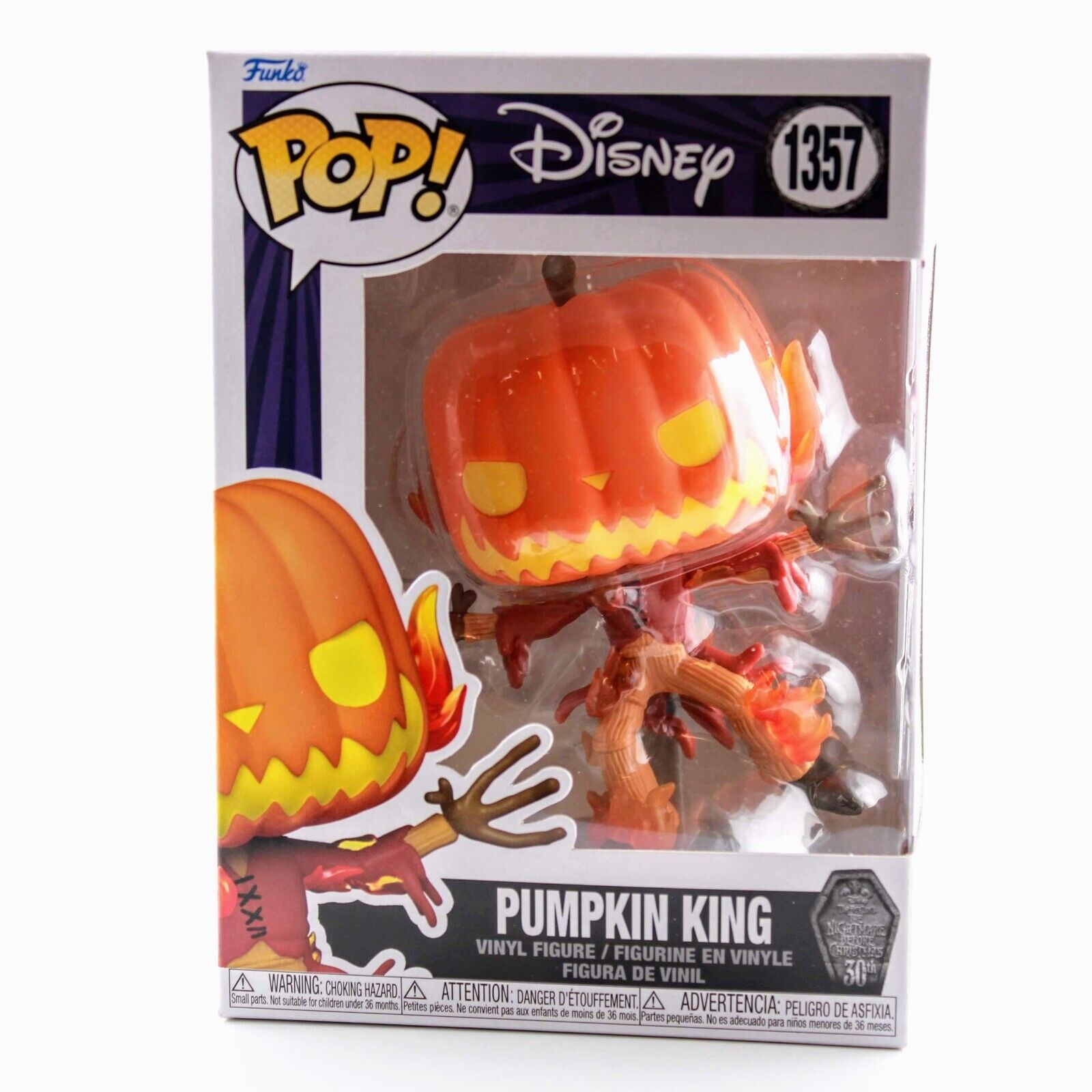 Funko Pop Nightmare Before Christmas 30th Anniversary Pumpkin King # 1357