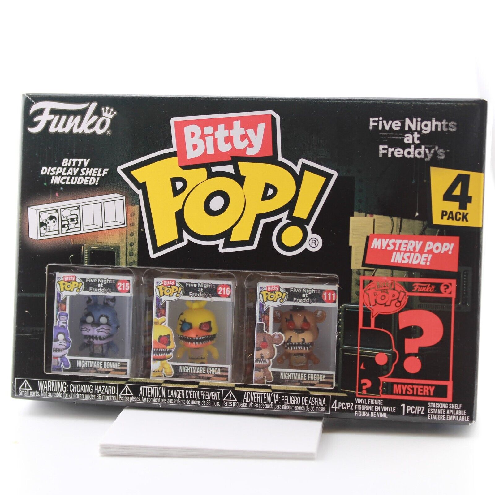 Funko Bitty Pop FNAF Five Nights at Freddy's Nightmare Freddy 4 Pack M –  Blueberry Cat