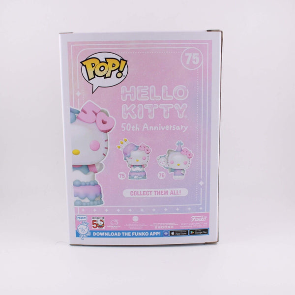 Funko Pop Sanrio Hello Kitty Birthday Cake 50th Anniversary Vinyl Figure # 75