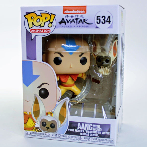 Funko POP Avatar The Last Airbender - Aang with Momo & Katara Set of 2 Figures