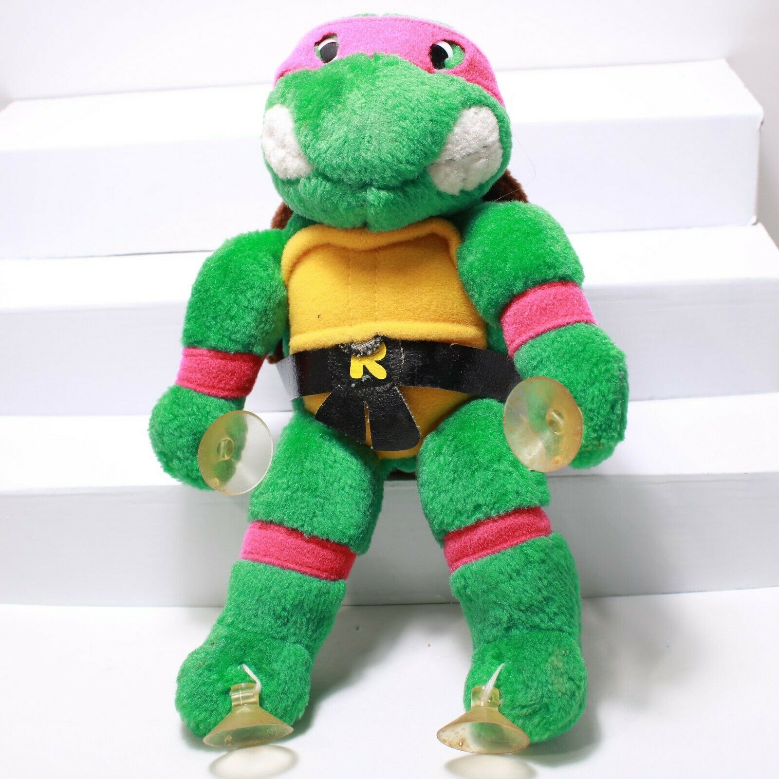 TMNT TEENAGE MUTANT NINJA TURTLES PLUSH SOFT TOY LEONARDO 1989 PLAYMATES