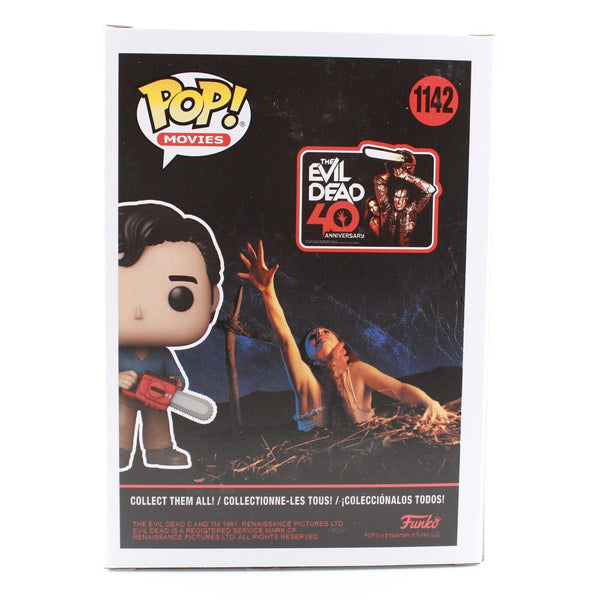 Funko Pop Evil Dead Ash with Chainsaw 40th Anniversary Vinyl Figure #1142