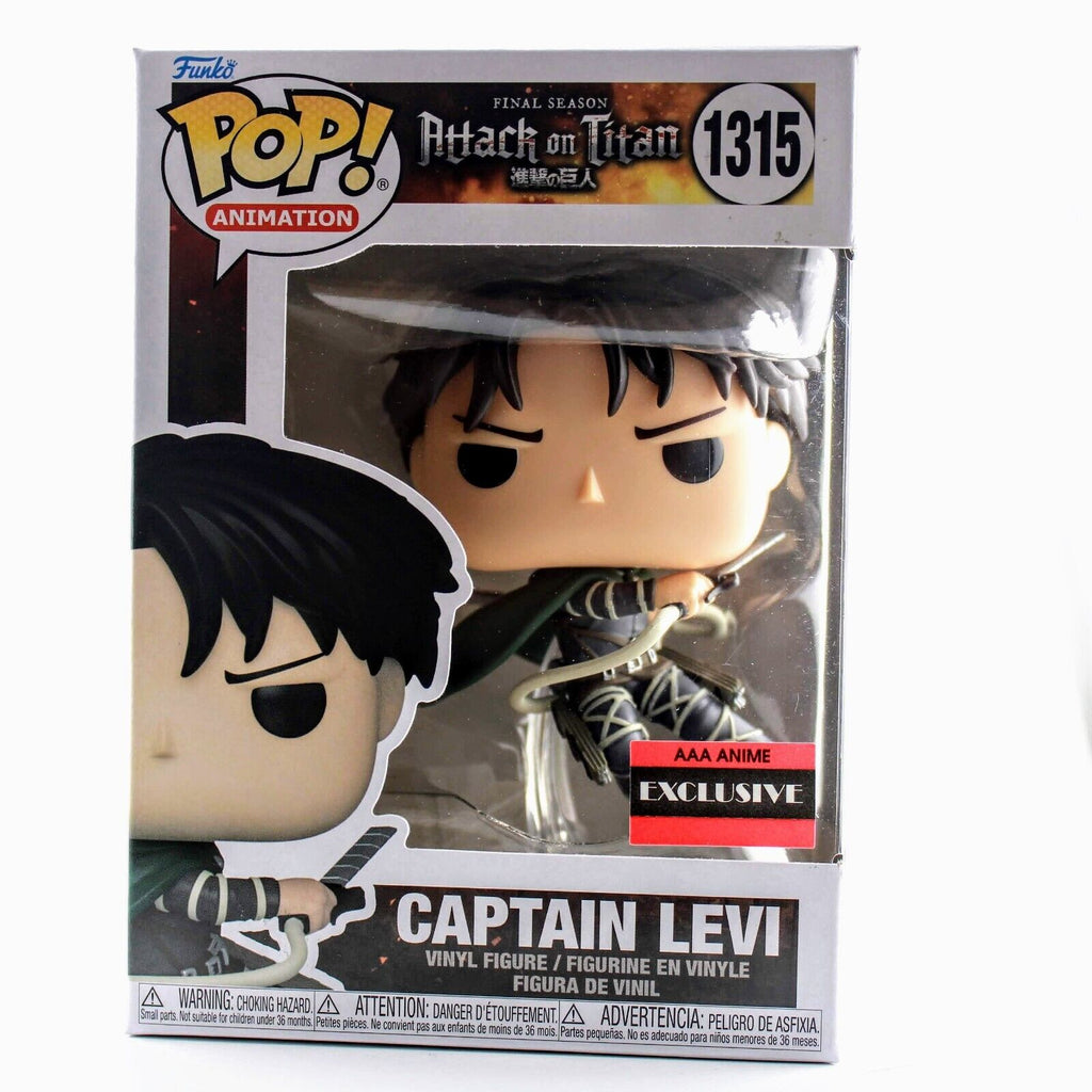 2023 NEW Attack on Titan: Captain Levi Funko Pop! AAA EXCL