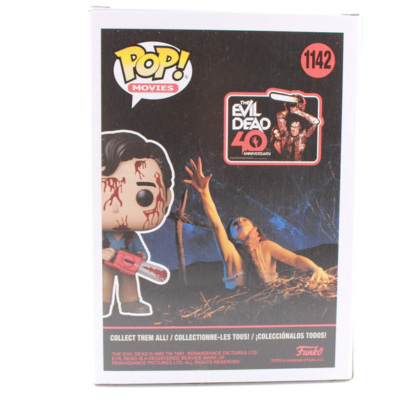 Funko Pop Evil Dead Ash with Chainsaw Bloody CHASE 40th Anniversary Figure #1142