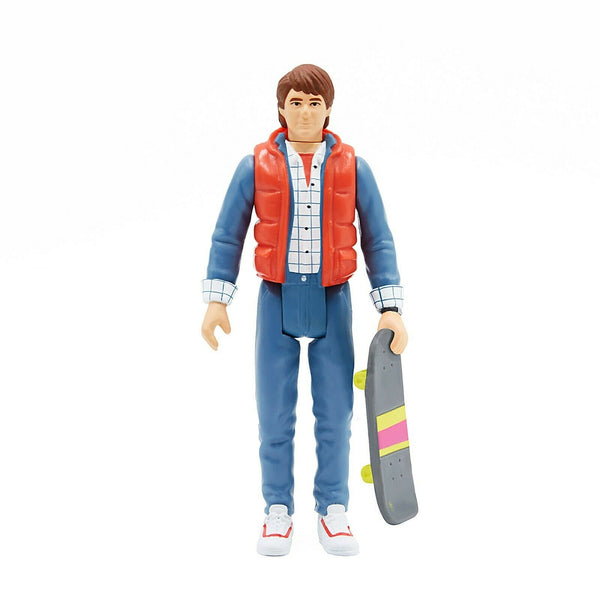 Back to the Future Marty McFly 1980s 3.75" ReAction Figure Super7 Retro Package