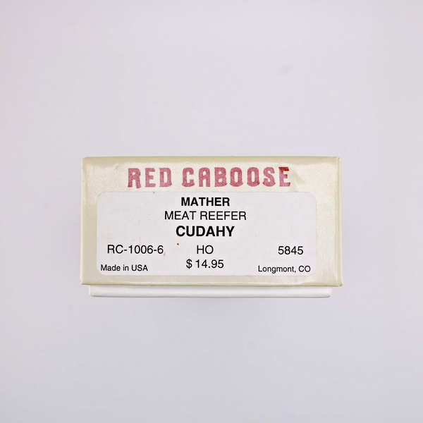 HO scale -CRLX 5845 - Red Caboose - Cudahy Meat Reefer Kit