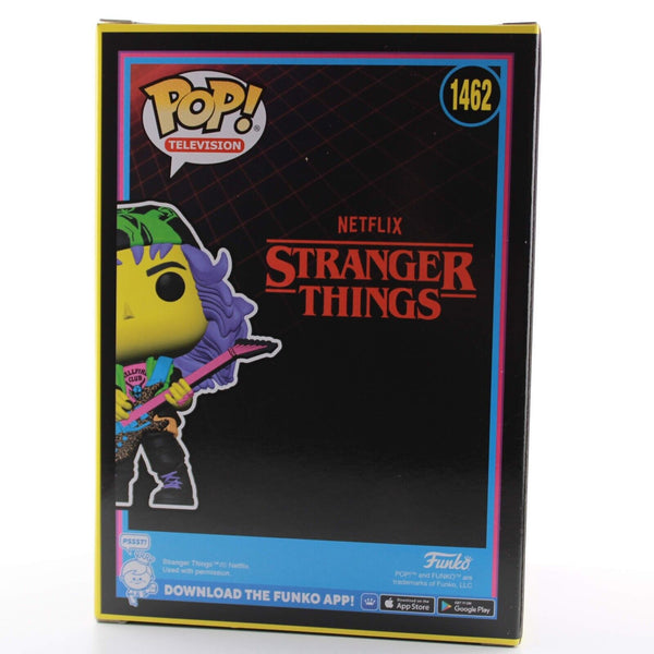 Funko POP Stranger Things Eddie with Guitar Black Light EE Exclusive # 1462