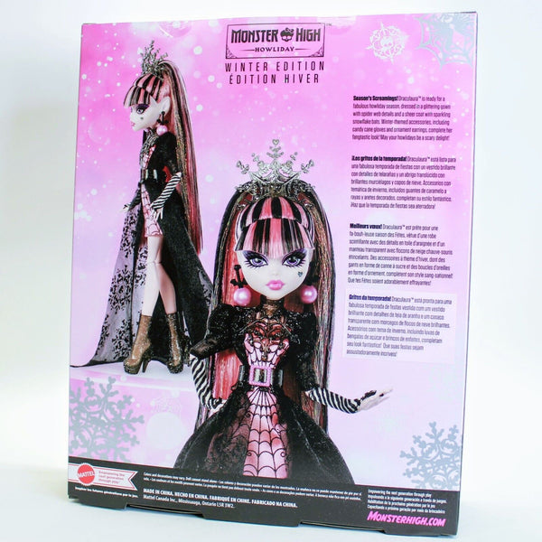 Monster High Howliday 2022 Winter Edition Draculaura Doll -In Hand Ready to