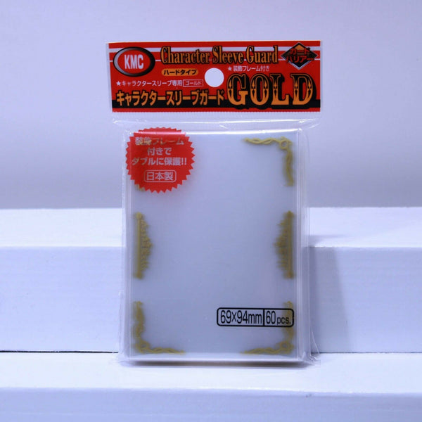 KMC 60 Gold Border MTG & Pokemon Card Sleeves x5 Packs 300 Total - 2.7" x 3.7"