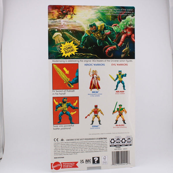 Masters of the Universe Origins Mer-Man - MOTU Unpunched Retro Action Figure