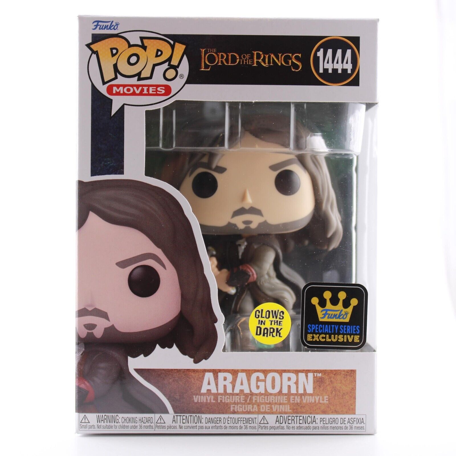 Funko Pop Lord of the Rings Aragorn Army of the Dead Glow GITD Specialty 1444