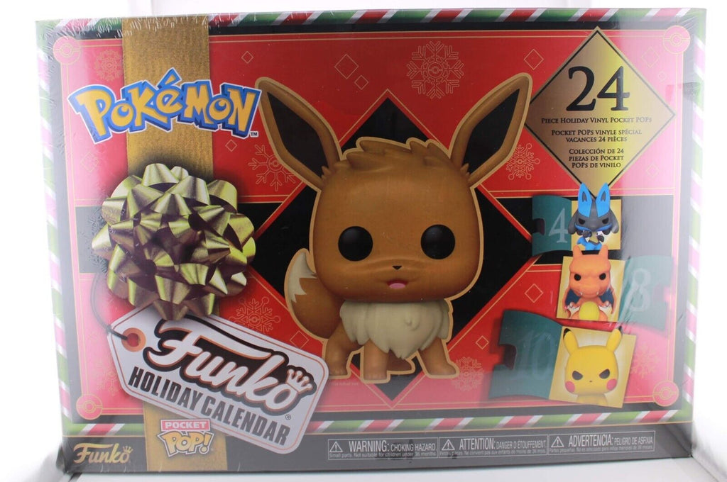 Funko Pop! Holiday Calendar - Pokemon, 24 Pocket Pop! Vinyl Figures New  With Box