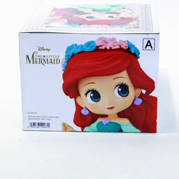 Disney My Little Mermaid Q Posket Ariel Flower Style Ver A Banpresto Figure