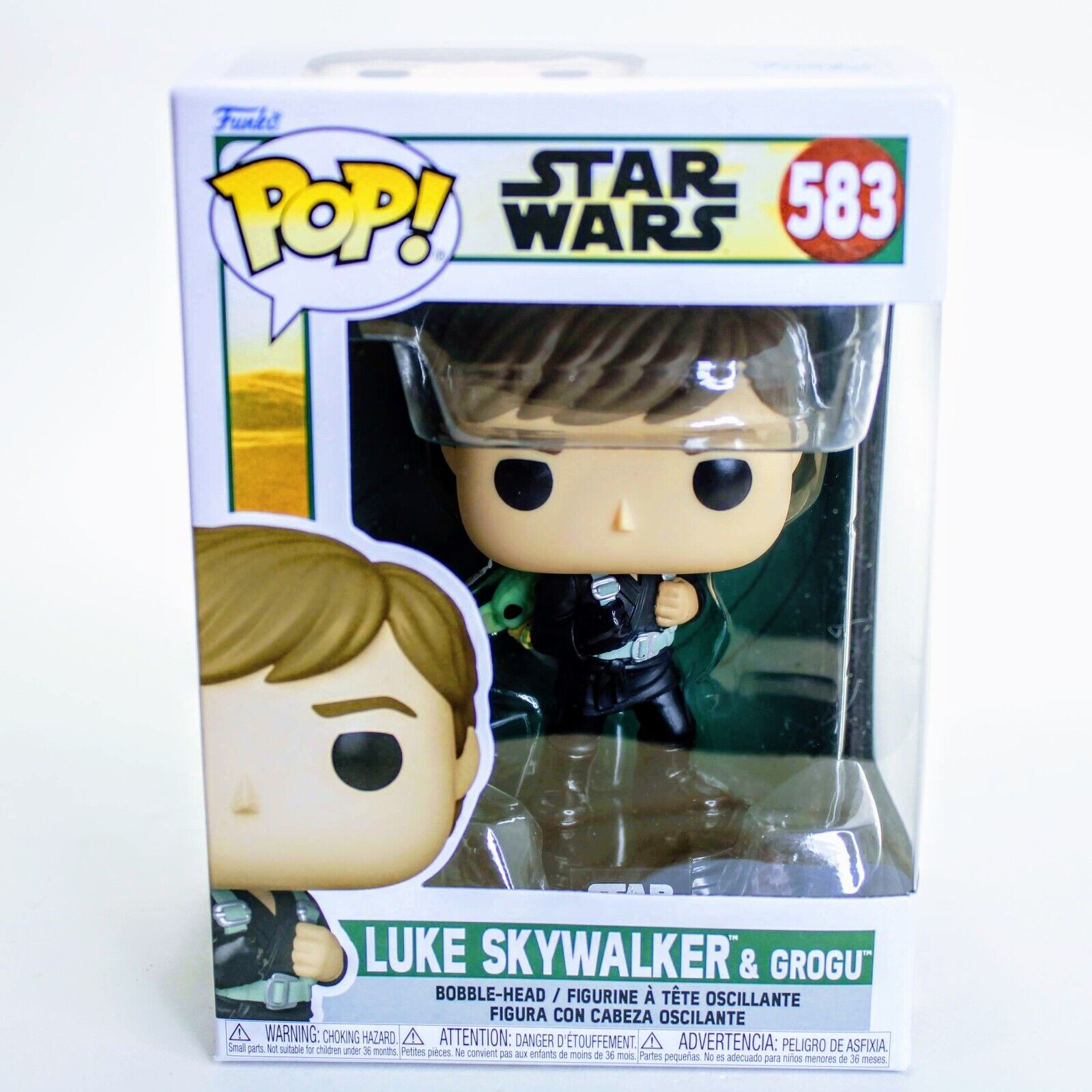 Obi-Wan - Young Luke Skywalker Vinyl Figur 633, Star Wars Funko Pop!