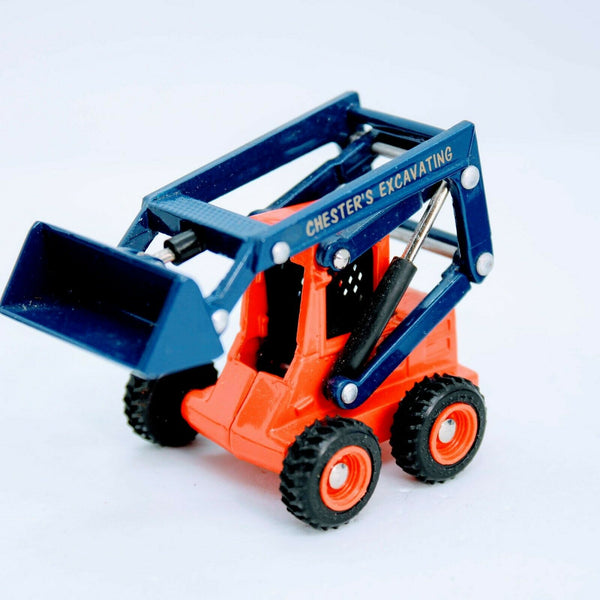 ERTL - F858 - Chester's Excavating Truck, Trailer & Skid Steer