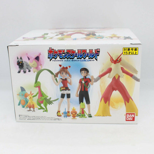 Pokemon Scale World Hoenn Region Gashapon Figure Complete Set of 11 Blaziken