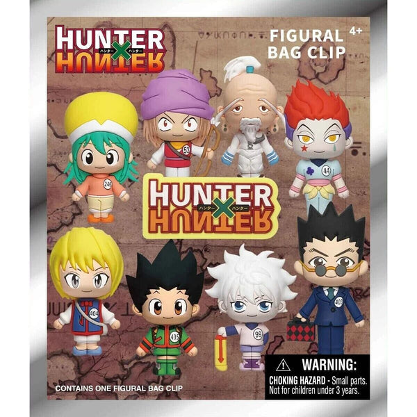 Hunter x Hunter Anime 3D Figural Foam Bag Clip Series 1 Blind Bag Pack Keychain