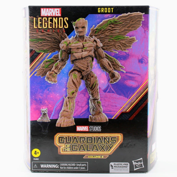 Marvel Legends Guardians of the Galaxy Vol. 3 Groot w/ Wings & Mini Rocket 7.5"