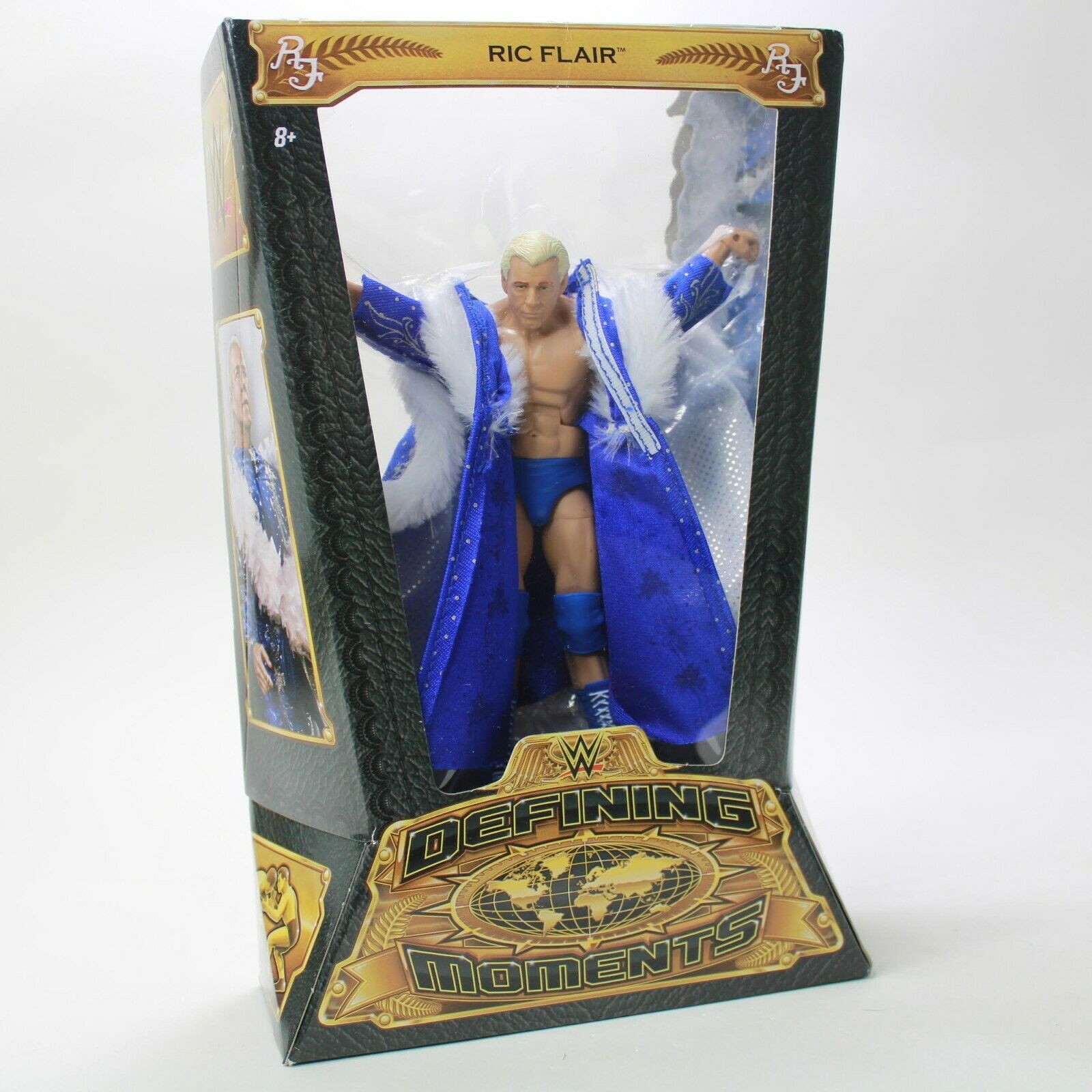 Mattel WWE Defining Moments Ric Flair Action Figure Blue Robe