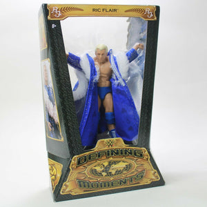 Mattel WWE Defining Moments Ric Flair Action Figure Blue Robe