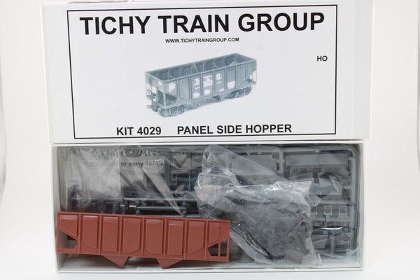 HO scale - 2 Bay Hopper Panel Side Rebuild - Tichy - Kit 4029