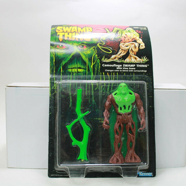 Swamp Thing Camouflage Swamp Thing Figure Unpunched on Card 1990 Kenner