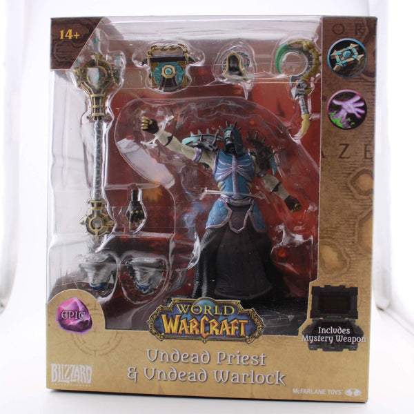 Mcfarlane Toys World of Warcraft Undead Priest & Undead Warlock 6" Figure Epic