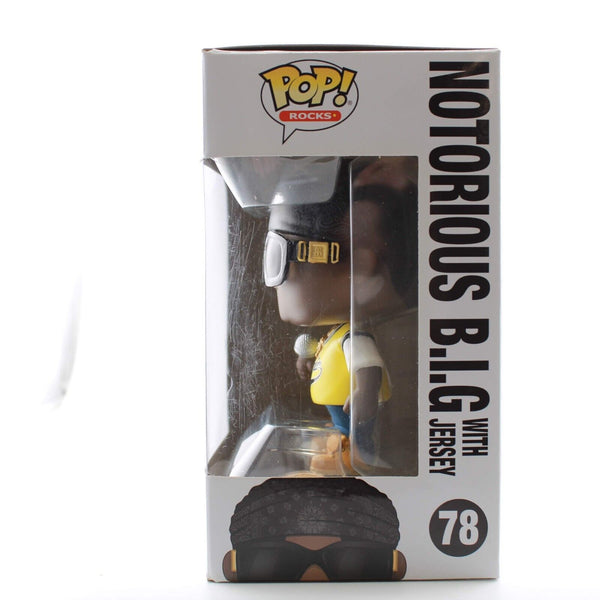 Funko Pop Rocks Notorious B.I.G. with Jersey- Rap Music Vinyl Figure # 78