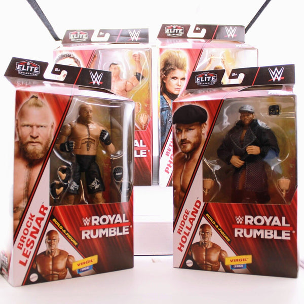 WWE Elite Royal Rumble 2024 Mattel Wrestling Figure Set of 4 - Virgil BAF