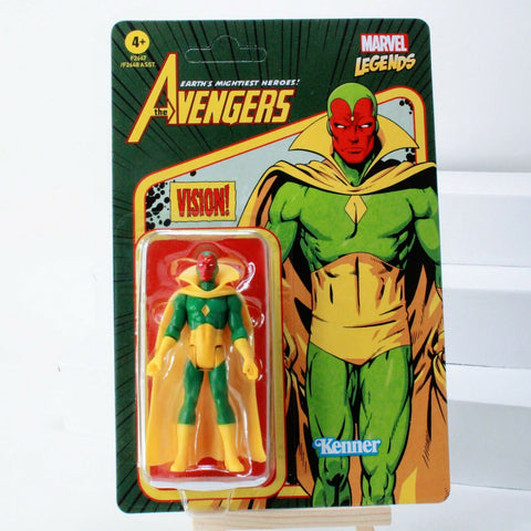 Marvel Legends Retro Collection Vision - 3.75" Avengers Action Figure Kenner