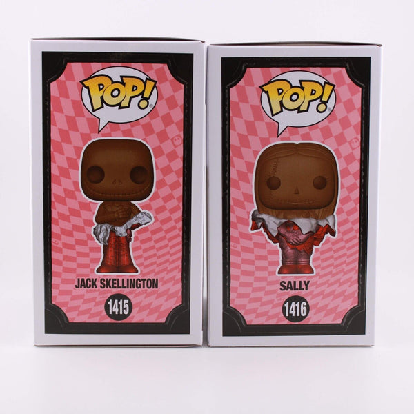 Funko Pop Nightmare Before Christmas Jack & Sally Chocolate Valentines Day Set