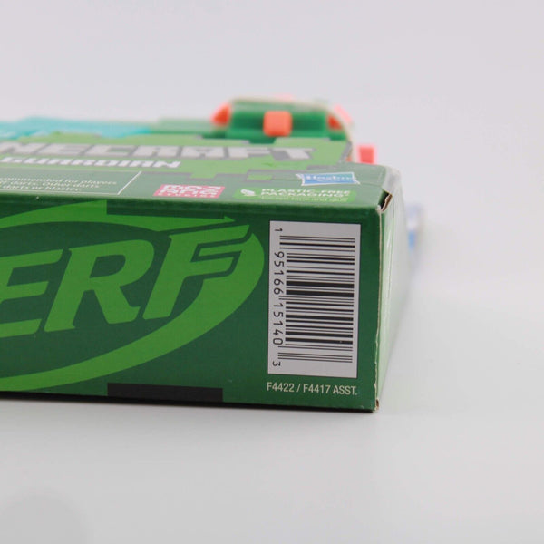 Nerf MicroShots Minecraft Guardian Mini Blaster W/ 2 Darts