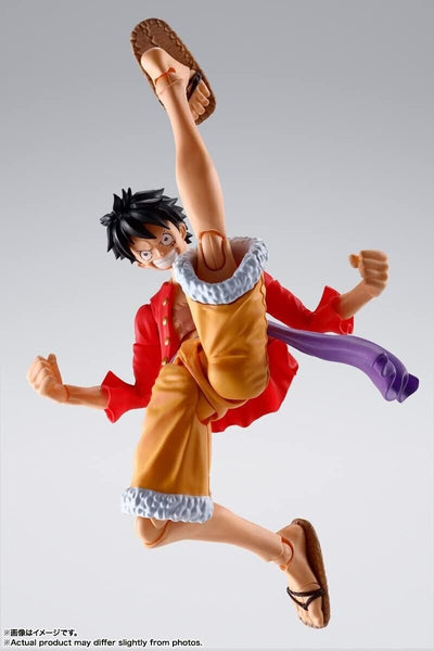 S.H.Figuarts One Piece Anime - Monkey D. Luffy 6" Articulated Posable Figure