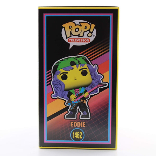 Funko POP Stranger Things Eddie with Guitar Black Light EE Exclusive # 1462