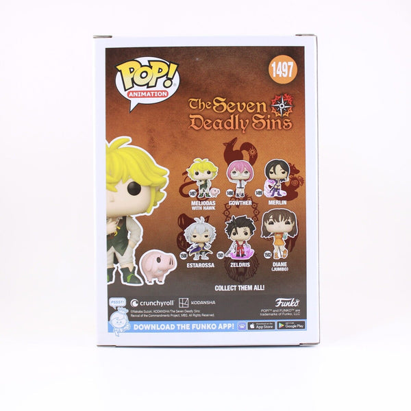 Funko Pop Anime - The Seven Deadly Sins - Meliodas with Hawk Vinyl Figure #1497